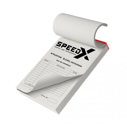 Speedx Gráfica Para Revenda Blocos 10x20cm 1 Via Com 100 Folhas Brancas 9612